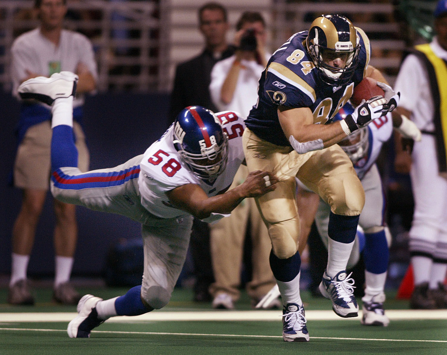 Faulk, Smith bring mutual admiration